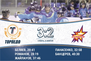 «Торпедо» – «Ижсталь» 3:2