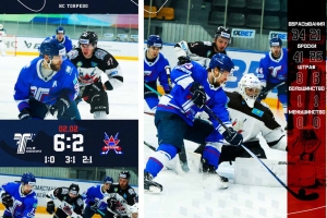 На классе: «Торпедо» - ХК «Актобе» 6:2