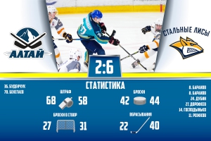 «Алтай» - «Стальные Лисы» 2:6