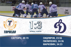 «Торпедо» – «Динамо» Бшх 1:3