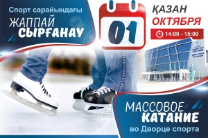Массовое катание во Дворце спорта