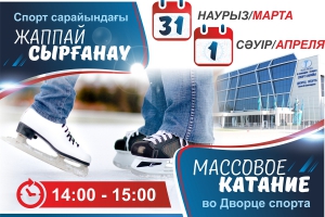 Массовое катание во Дворце спорта!