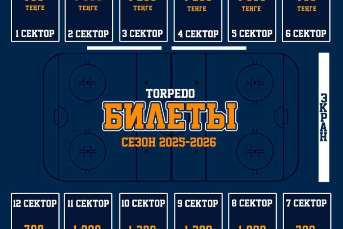 Стартовала продажа билетов на матчи «Торпедо» - «Иртыш»