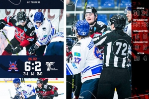 Плей-офф: ХК «Актобе» - «Торпедо» 6:2