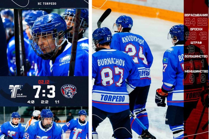 Долгожданная победа: «Торпедо» - «Кулагер» 7:3