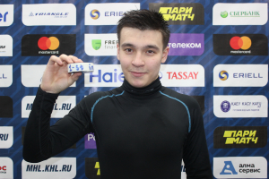 Эрик Алдабергенов: &quot;Немного порадовался своей первой шайбе в МХЛ&quot;