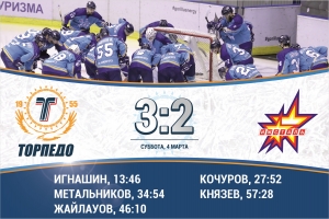 «Торпедо» – «Ижсталь» 3:2