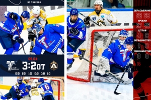 Шесть периодов: «Торпедо» - «Алматы» 3:2 ОТ